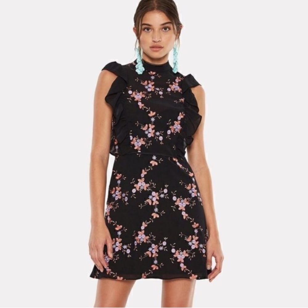 TALULAH Segura Mini Dress Black Sz Small